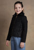 One Friday Kids Girls Sequinned Black Jacket