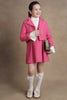 One Friday Girls Pink Boucle Jacket