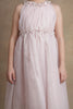 One Friday Girls Pearl Embellished Pink Party Dress