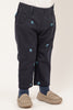 One Friday Baby Boys Blue Embroidered Trouser