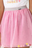 One Friday Kids Girls Pink Netted Skirt