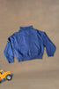 One Friday Kids Girls Blue Solid  Sweatshirt With Trouser