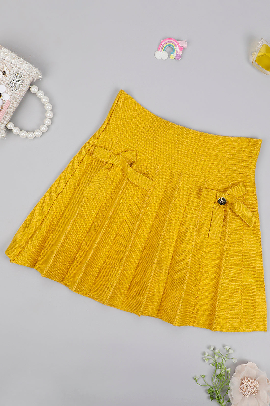 One Friday Mustard Skirt