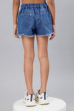 One Friday Girls Blue Denim Hot Shorts - One Friday World