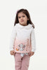 One Friday Baby Girls Off White Peter Pan Collar Sweatshirt