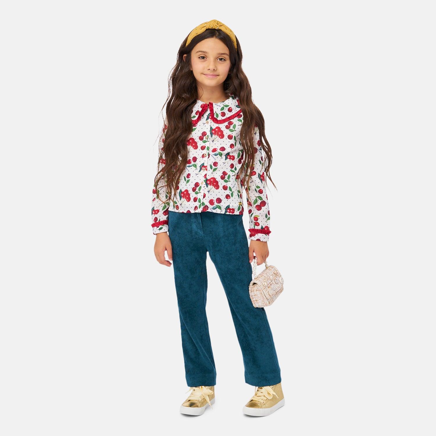 One Friday Kids Girls Off White Top - One Friday World