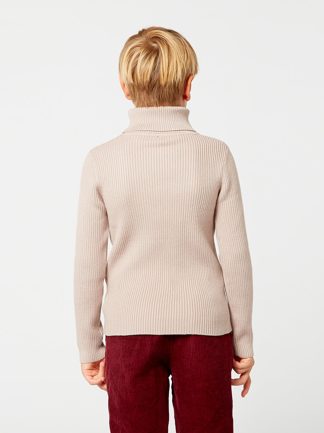 One Friday Beige Solid Jumper