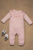 One Friday Baby Girls Pink Stripes Romper With T-Shirt