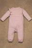 One Friday Baby Girls Pink Stripes Romper With T-Shirt