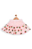 One Friday Kids Girls Pink Embroidered Sequins Skirt - One Friday World