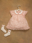 One Friday Baby Girls Nude Sequins Dress