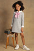 One Friday Kids Girls Grey T-Shirt Dress