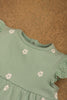 One Friday Baby Girls Floral Mint Dress