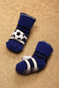 One Friday Blue Knitted Multi Colour Socks