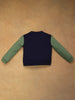 One Friday Baby Boys Navy Blue Solid Sweat Shirt