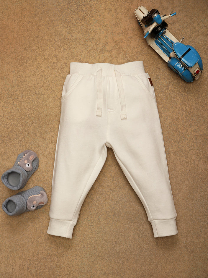 One Friday Baby Boys Grey Solid Trouser