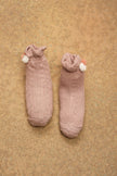 One Friday Nude Knitted Solid Socks