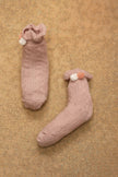 One Friday Nude Knitted Solid Socks