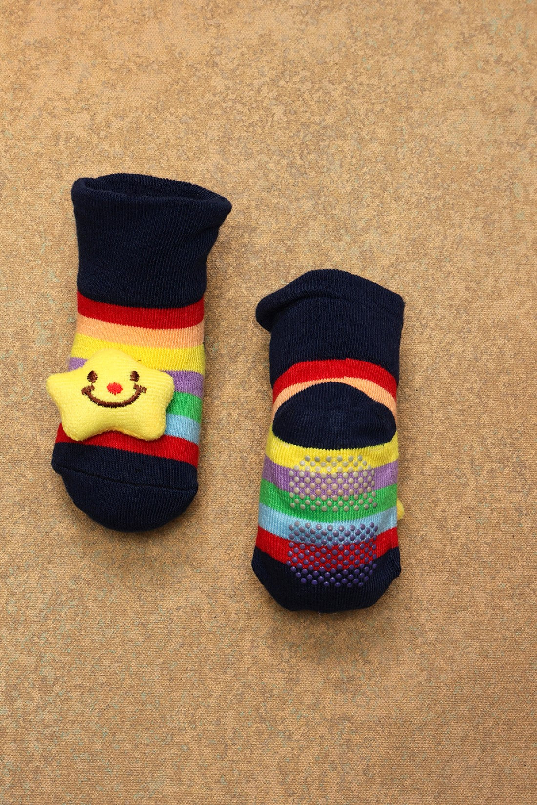 One Friday Multi Knitted Multi Colour Socks