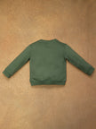 One Friday Baby Boys Green Solid Sweat Shirt