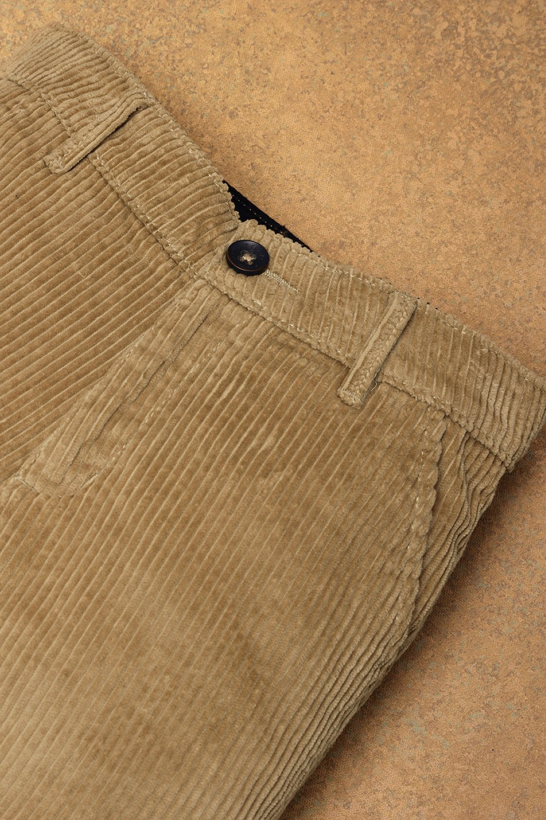 One Friday Kids Boys Beige Solid Trouser