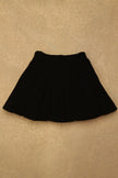 One Friday Girls Black Solid Skirt