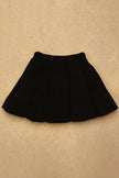 One Friday Girls Black Solid Skirt