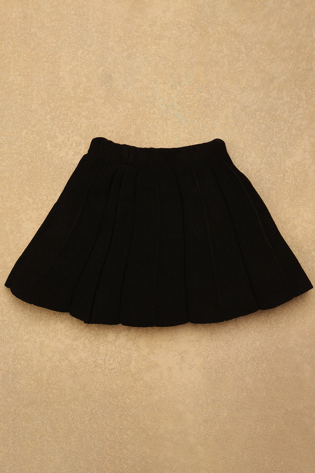 One Friday Girls Black Solid Skirt