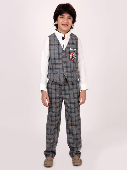Spring And Summer Kids Baby Boys Formal Suit Gentleman Bowtie Romper  Suspenders Trousers Shirt 2 Piece Set  Fruugo IN