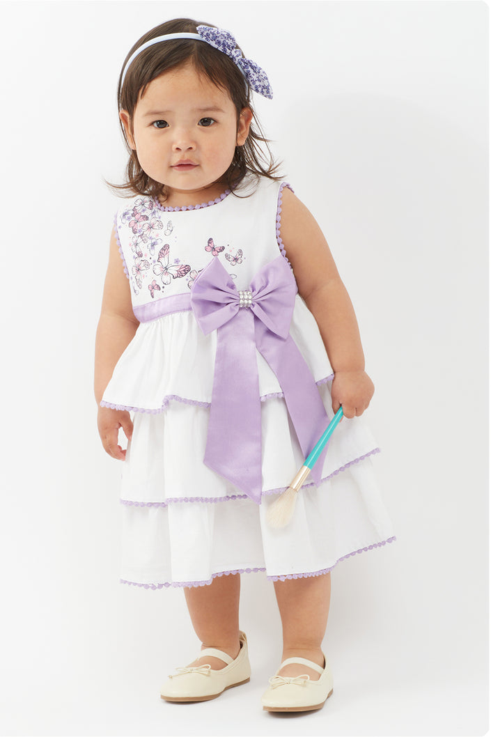 One Friday Purple Lace Dress With Bloomer