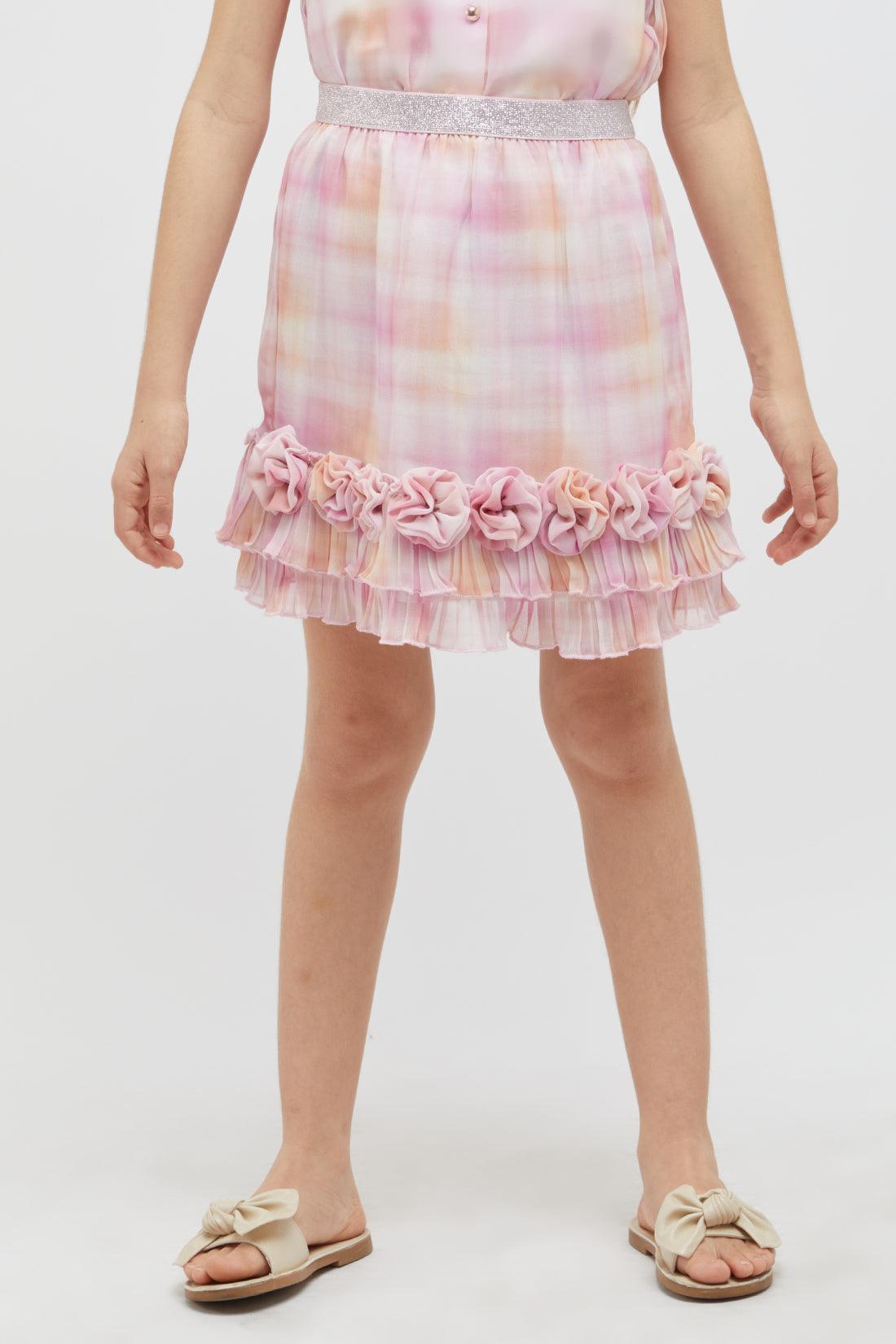 One Friday Pink Ruffle Skirt - One Friday World