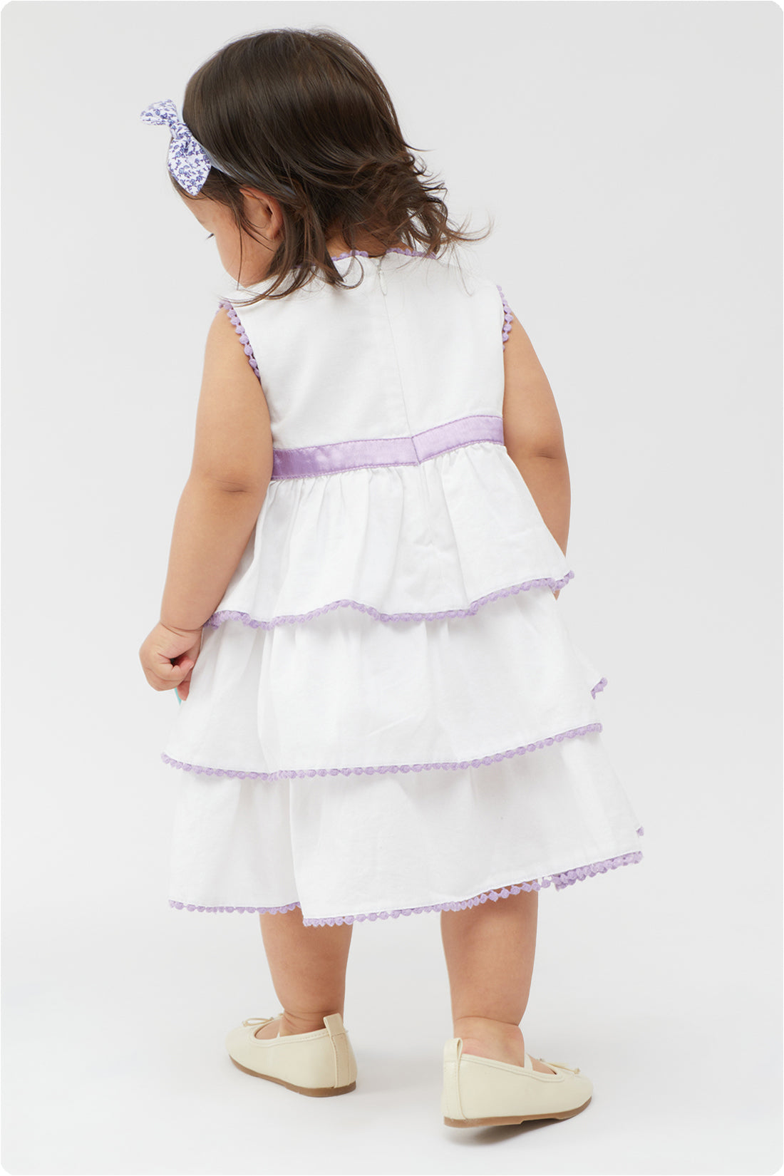 One Friday Purple Lace Dress With Bloomer