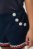 One Friday Fun Navy Blue Shorts - One Friday World