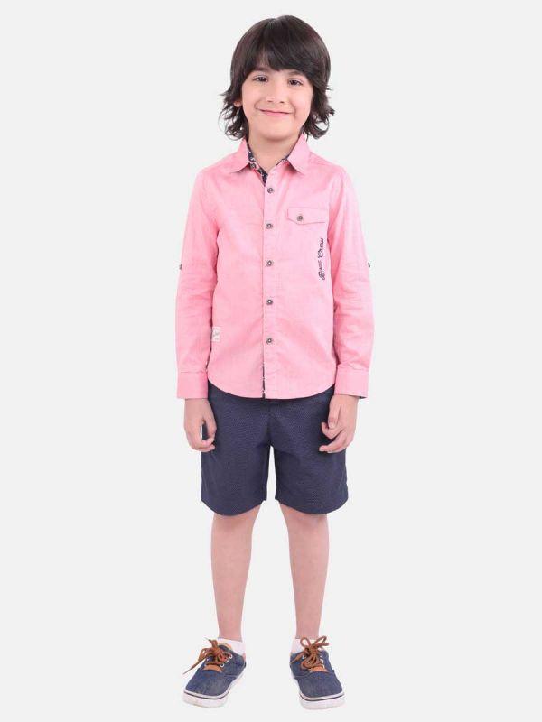 One Friday Pink Linen Shirt - One Friday World