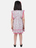 One Friday Pink Frill Printed Dress - One Friday World