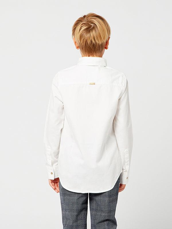 Off White Pleated Shirt - One Friday World