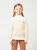 Off White Gold Lurex Stripes Jumper - One Friday World