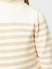 Off White Gold Lurex Stripes Jumper - One Friday World