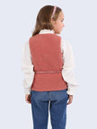 Pink Pearl Studded Shrug - One Friday World